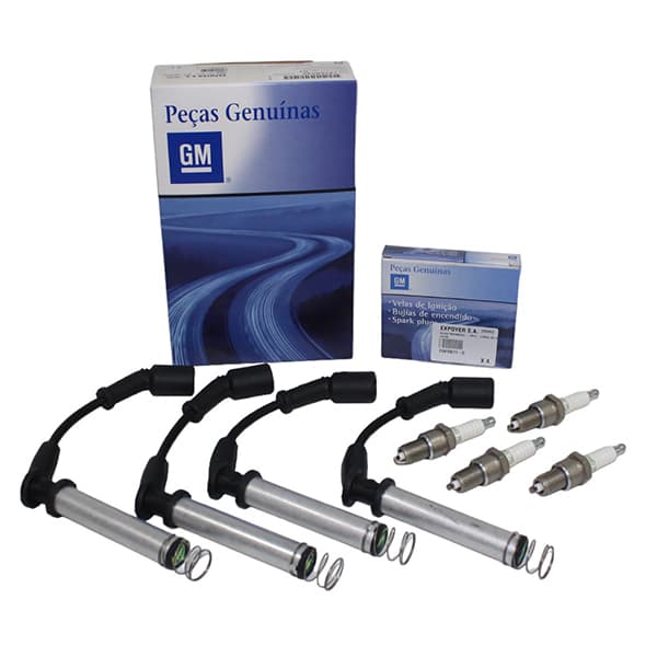 Kit lara cable + bujia onix/prisma 1.4