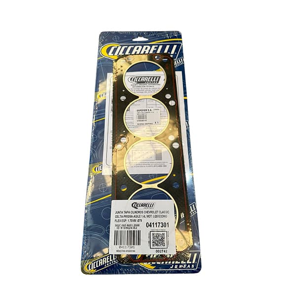 Junta de tapa cilindro 1.4 8v corsa efi/mpfi n