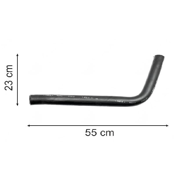 Caño inf radiador -4552- c10 silver.85/