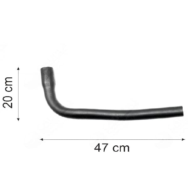 Caño sup radiador -4560- silver. 97/ naf