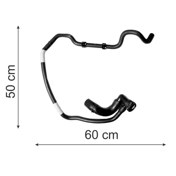 Caño inf radiador -13000- gm cruze 1.6 16v 10/