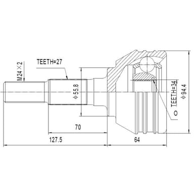 KIT HOMOCINETICA LARA S10 2.8 TD