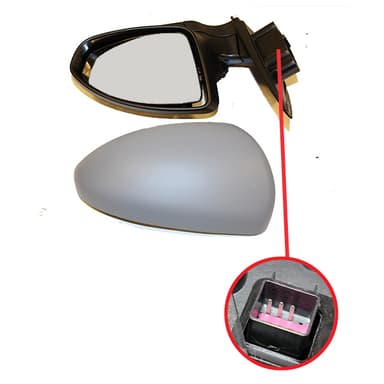 ESPEJO EXT DER ELECTRICO  IMP.  CRUZE
