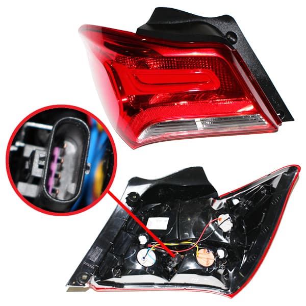Faro trasero izquierdo original onix 17/