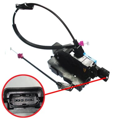 CERRADURA PUERTA TRASERA DER ORIG     C3 AIR CROSS