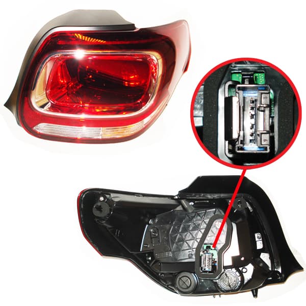 Faro trasero derecho original ds3
