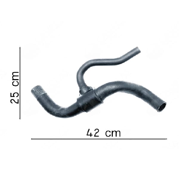 Caño goma radiador inferior caup.7541 16v1.6 palio