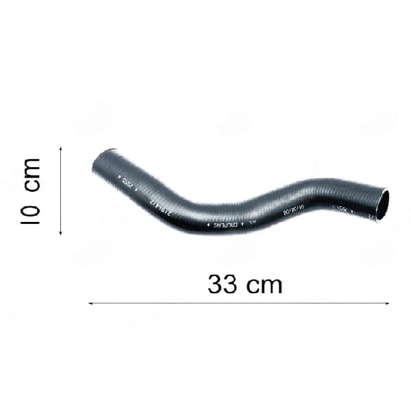 Caño goma radiador superior caup.7555 1.7td palio