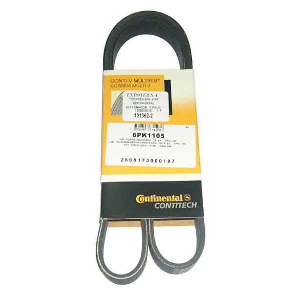Correa 6pk-1105 continental alternador f.palio