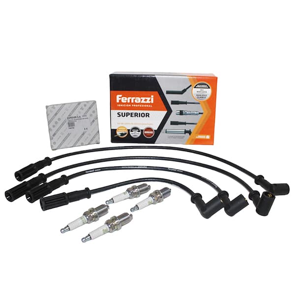 Kit lara cables + bujias 1.3/1.4 fire