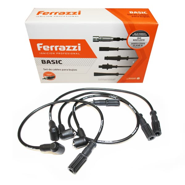 Juego cables bujia pvc ferrazzi siena palio monop*