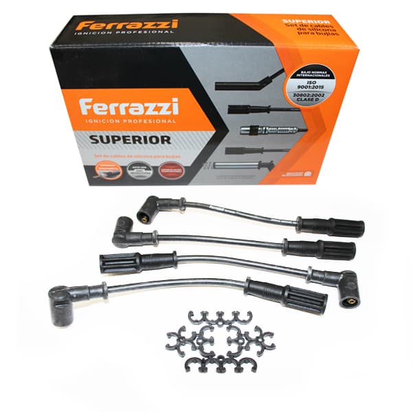 Juego cables bujia silicona ferrazzi n/palio 1.4 8