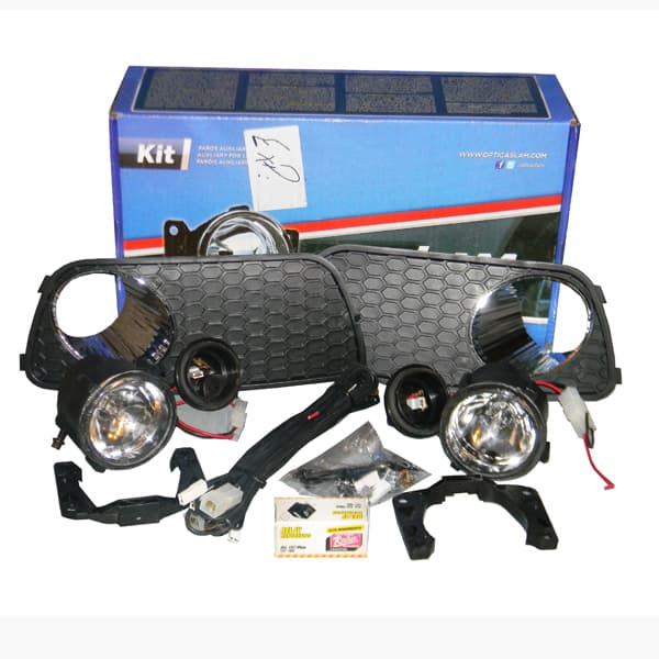 Kit faros auxiliar con rejilla palio/siena 04/08