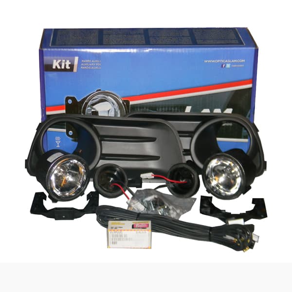 Kit faros auxiliar con rejilla palio/siena 12/