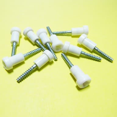 TORNILLO METAL C/CABEZA PLAST.BLANCO F/TRAS.F 147