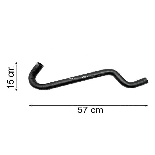 Caño goma radiador inferior cauplas 9600 1.7d duna