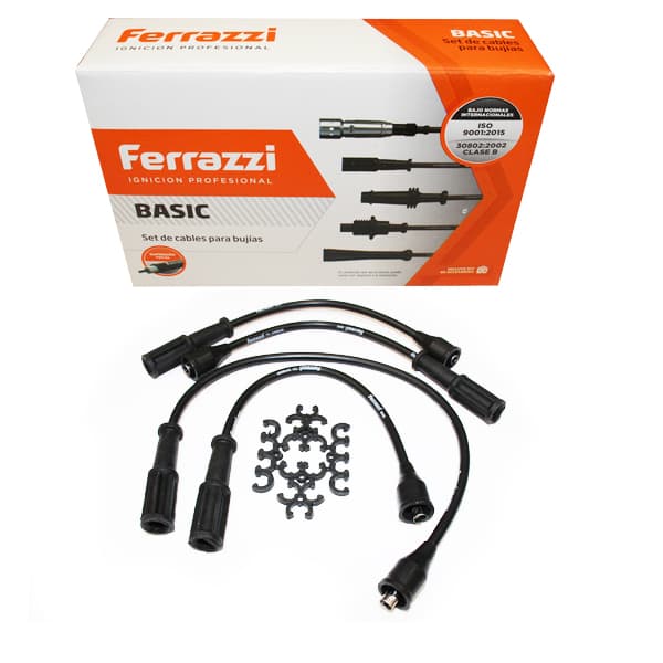 Juego cables bujia pvc ferrazzi uno/duna 1.3 mpi