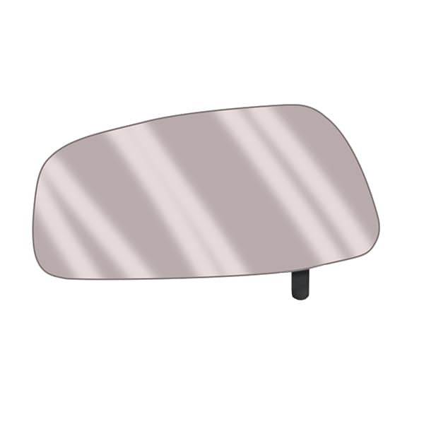 Vidrio espejo der c/base imp. uno way 10/