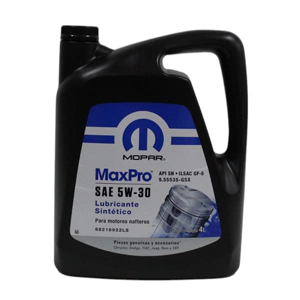 Aceite mopar maxpro 5w-30 4 l