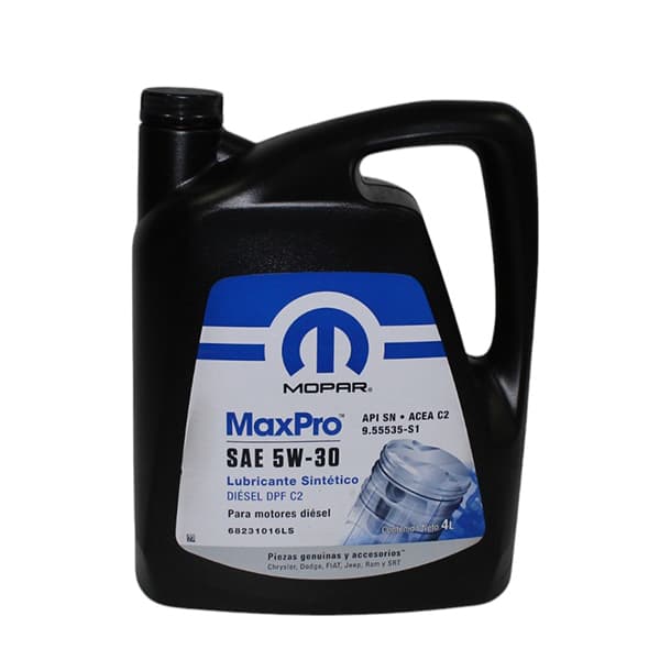 Aceite mopar maxpro synthe dpf c2 5w-30 4 l