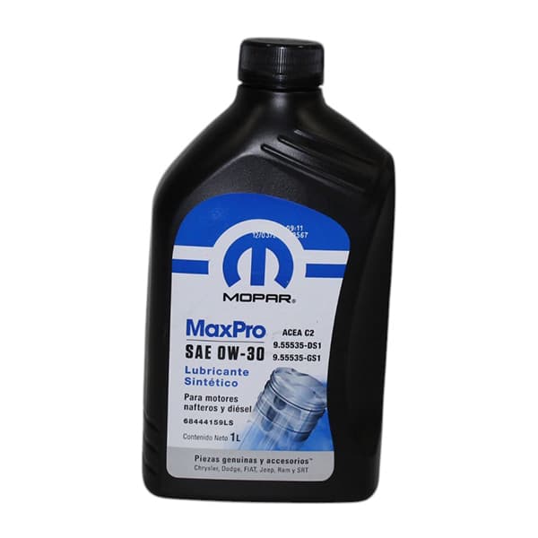 Aceite mopar maxpro synthetic 0w-30 1 l