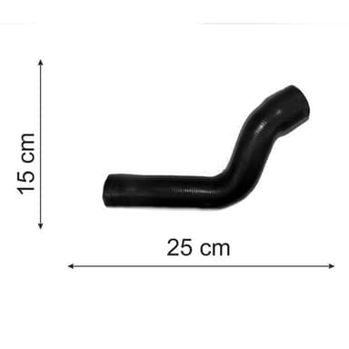 CAÑO GOMA SAL.INTERCOOLER CAUP.8654 Lgo.25cm 1.3