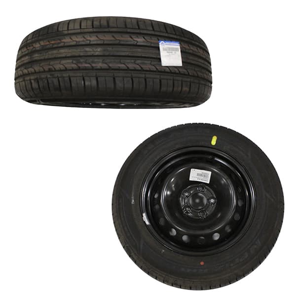 Neumatico nexen 215/65/16r con llanta de chapa