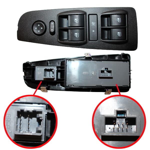 Tecla alza cristal imp. fiat punto/linea /16