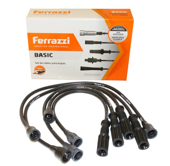Juego cables bujia pvc ferrazzi 128/duna/uno