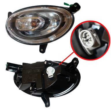 FARO DELANTERO IZQUIERDO ORIGINAL 500X POP/CROS
