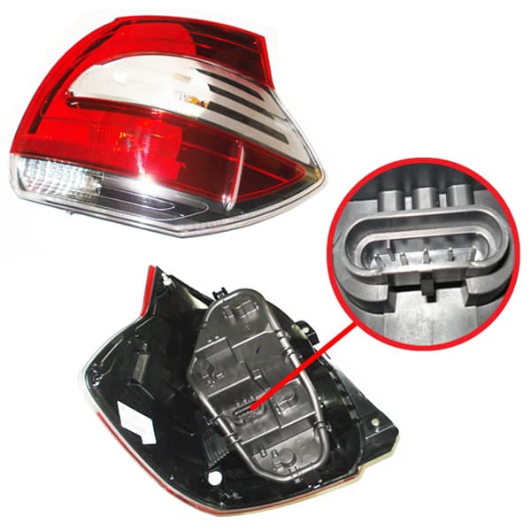 Faro trasero derecho original mobi