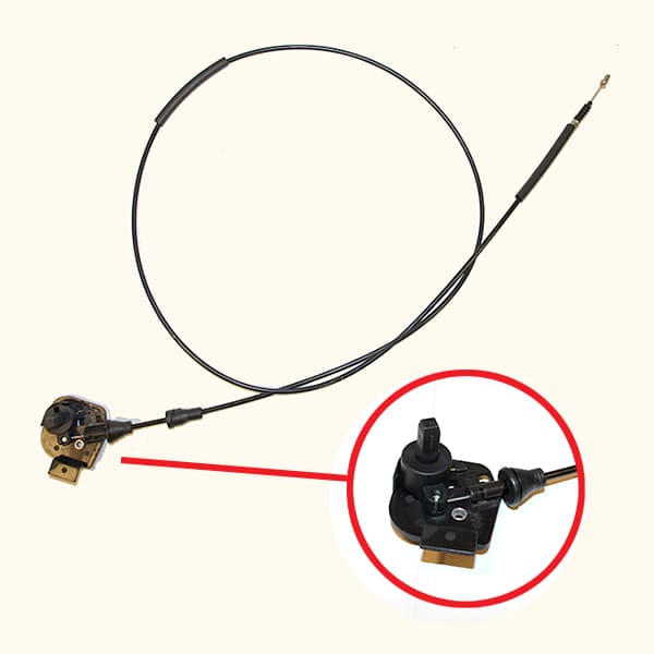 Cable apertura capot 4602 c/soporte qubo 07/