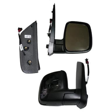 ESPEJO EXT.DER.ELECT. NEGRO ORIGINAL QUBO