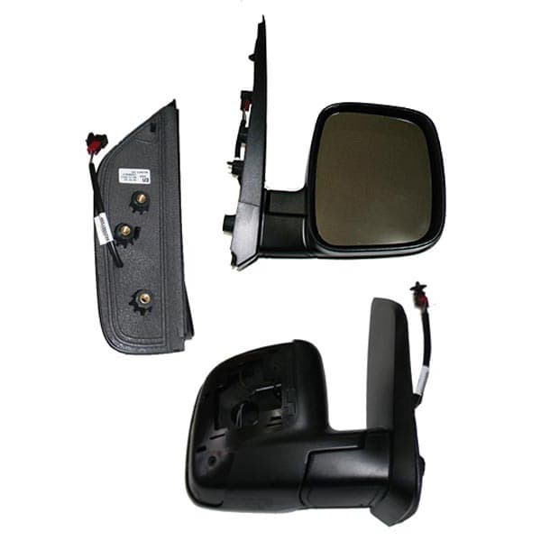 Espejo ext.der.elect. negro original qubo