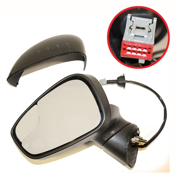 Espejo ext izq elec c/sensor imp fiesta 11/16