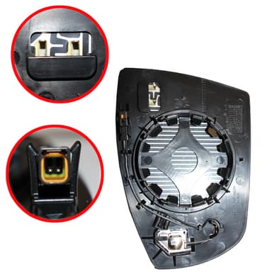 VIDRIO ESPEJO EXT DER ORIGINAL KUGA 13/