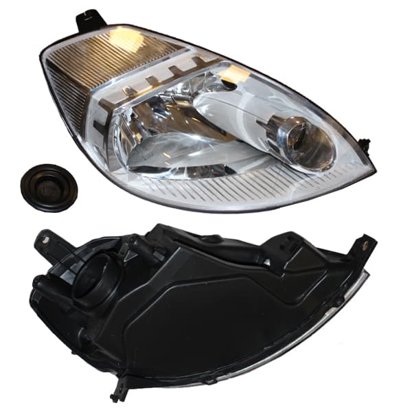 Optica izq. cromado policarbonato ford ka 2008/11