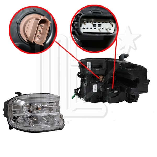 Optica derecha original maverick led