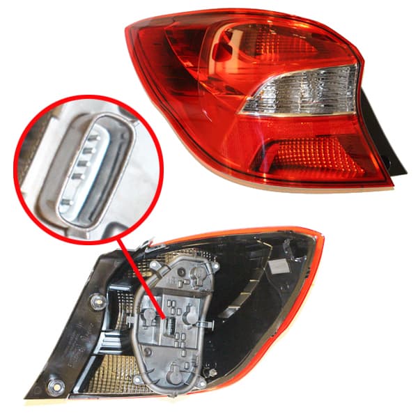 Faro trasero izq original ka 17/18 4 ptas