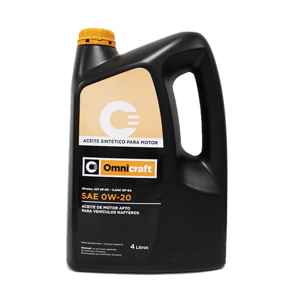 Aceite omnicraft 0w20 4 lts sintetico nafta