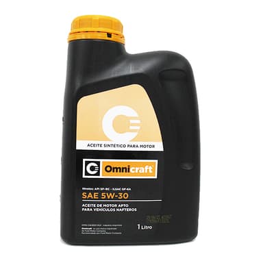 ACEITE OMNICRAFT 5W30 1 Lt SINTETICO NAFTA