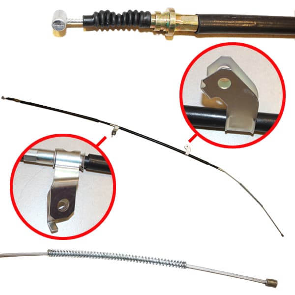 Cable freno mano trasero der 4590 ranger 13/18