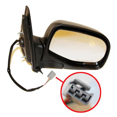 ESPEJO EXT DER ELECTRICO TEXTURADO IMP.  RANGER  9