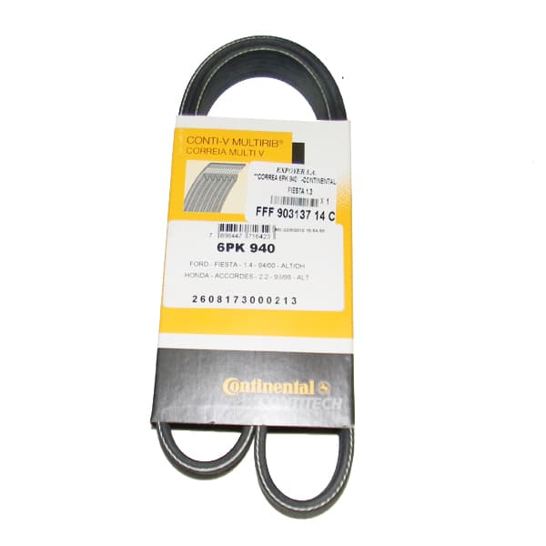 Correa 6pk-940 -continental- fiesta 1.3