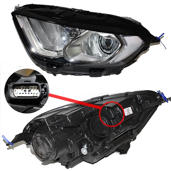 Optica izq original p/xenon new ecosport 17/