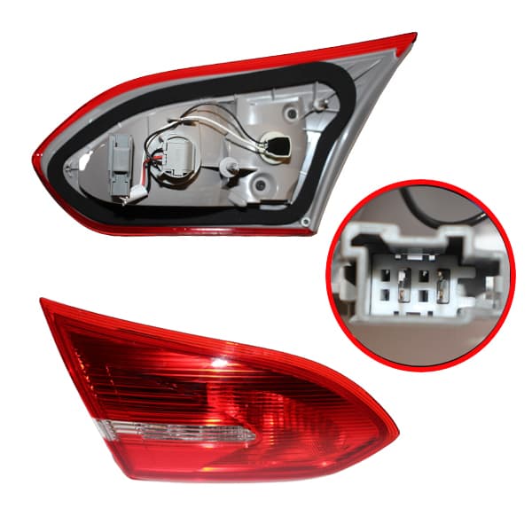 Faro trasero izq orig tapa baul focus 15/ 4 ptas