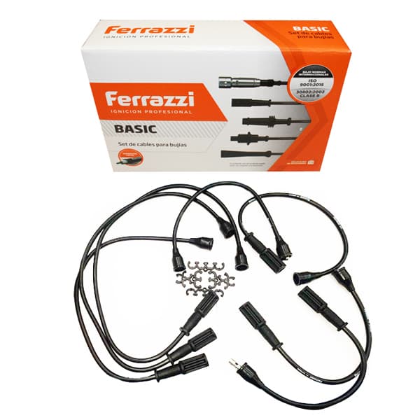 Juego cables bujia pvc ferrazzi falc/fairl/f100 6