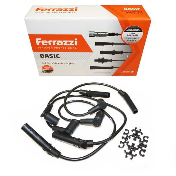Juego cables bujia pvc ferrazzi fiesta/ka/ecosp