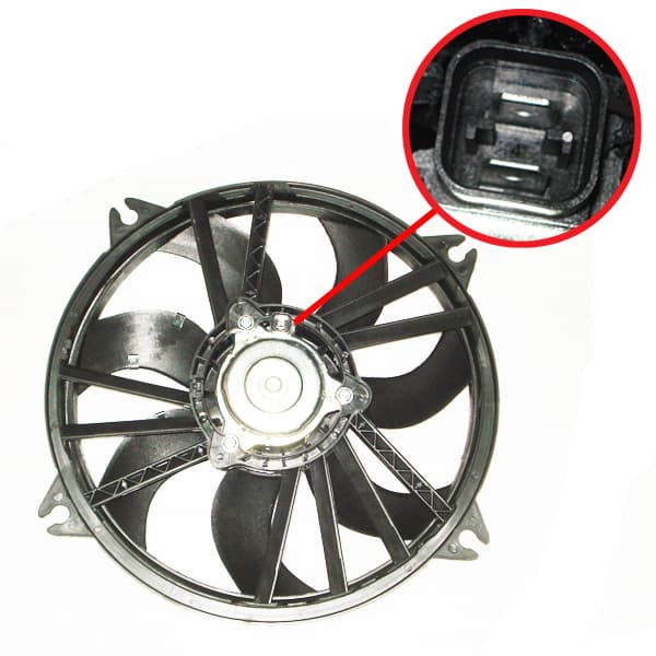 Electroventilador c/soporte orig partner 09/ c/a
