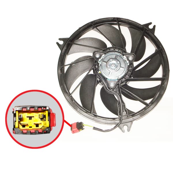 Electroventilador c/soporte orig peu 206 01/09 c/a